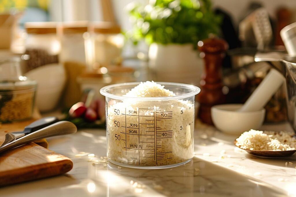 Quelle est la portion de riz recommandée par personne pour éviter le gaspillage alimentaire ?