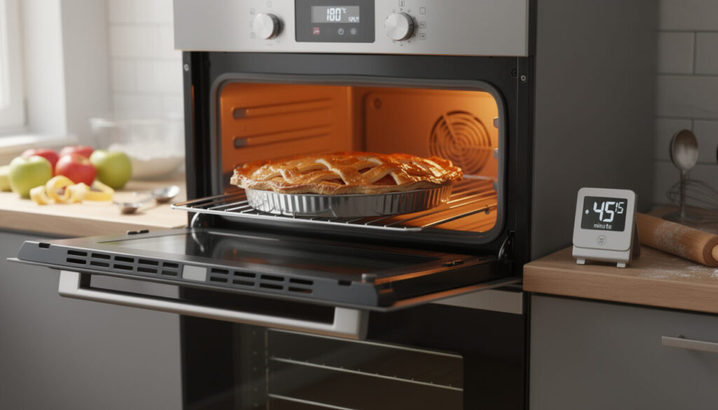 Cuisson d’une tarte aux pommes : température, durée et position dans le four