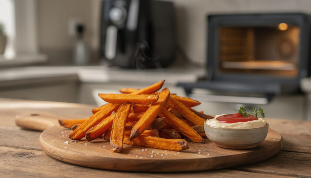Frites de patate douce croustillantes au four ou à l’Air Fryer : la méthode