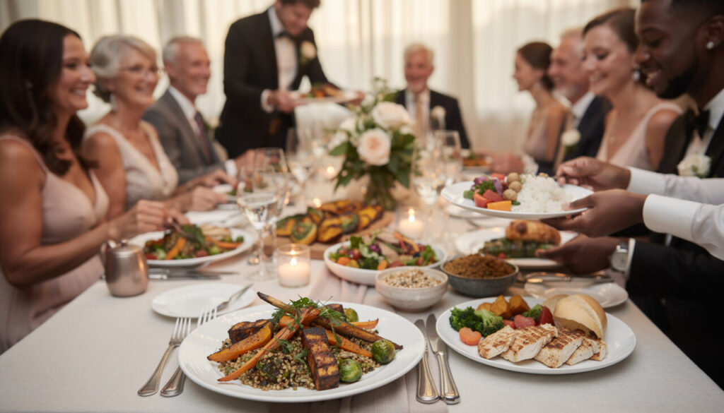 Menu de mariage avec invités végétariens ou allergiques : comment satisfaire tout le monde ?